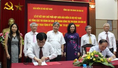 Tăng cường phối hợp giữa Bảo hiểm Xã hội Việt Nam và Tổng cục Thi hành án dân sự